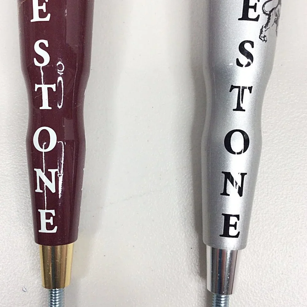 Lot of 2 Firestone Walker Brewing Tap Handle Double Jack IPA Velvet Merlin Stout